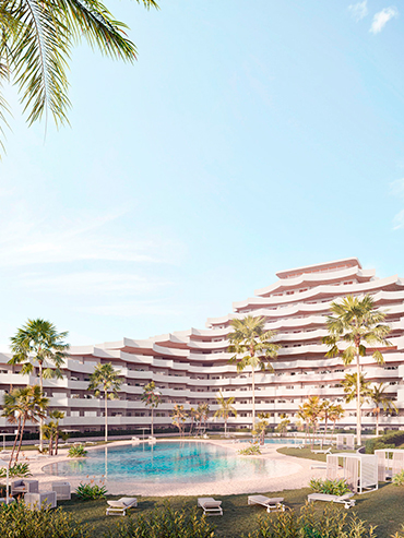 Complejo de 176 Viviendas Resort </br> Resort 176 housing Beach Resort