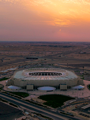 Ahmad bin Ali Stadium in Al Rayyan Qatar <br> Estadio Ahmad bin Ali en Al Rayyan Qatar